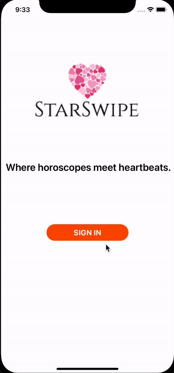 iOS Dating app based on Horoscope