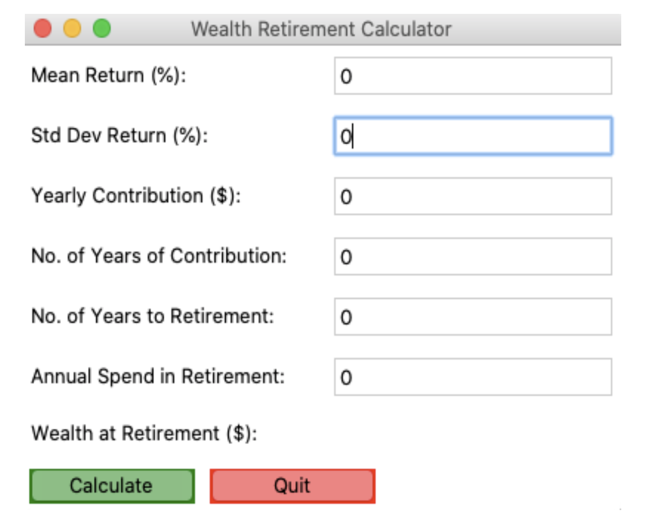 Retirement Savings Calculator